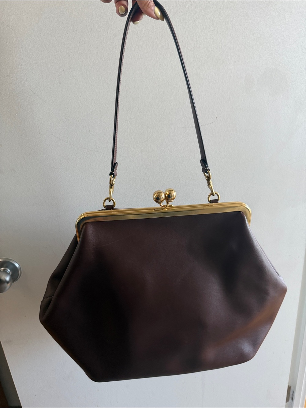 Coach Large Kisslock Frame Bag - Picture 7 of 10